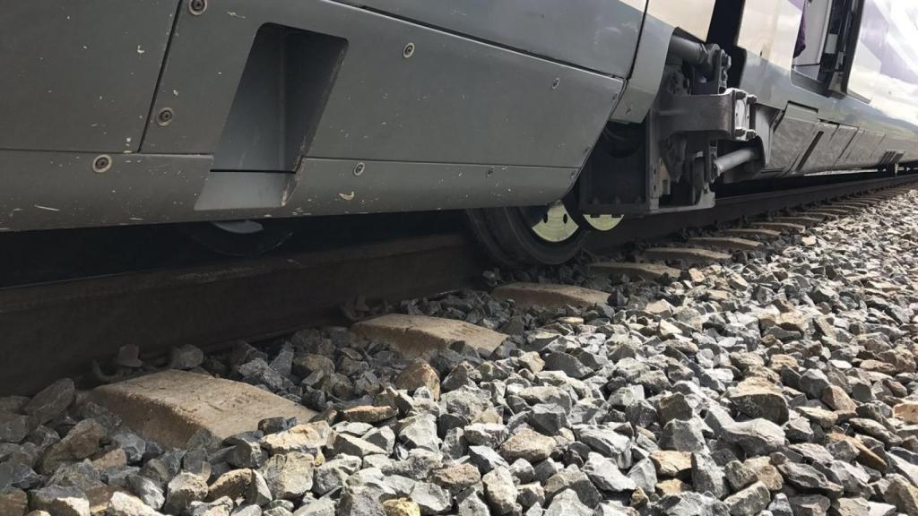 Imagen del rodal salido tomada por uno de los pasajeros.