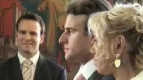 Emmanuel Macron y Brigitte Trogneux, el día de su boda.