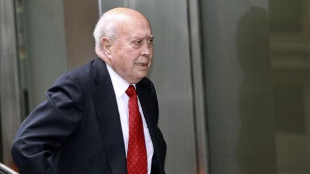 El ex tesorero del PP, Álvaro Lapuerta, a su salida de la Audiencia Nacional.