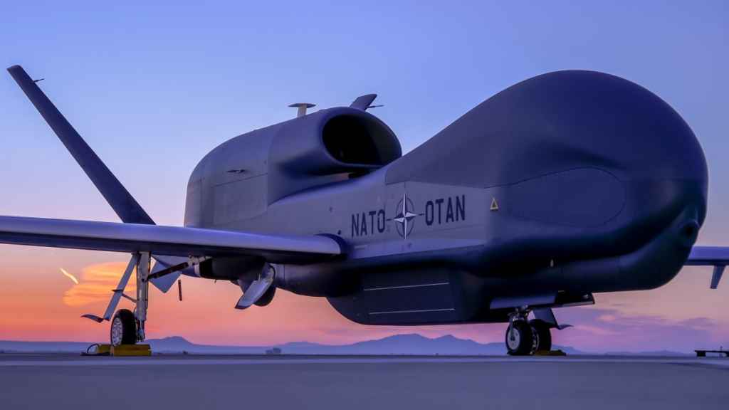 Los drones de la OTAN corresponden con el modelo RQ-4B Global Hawk Block 40.