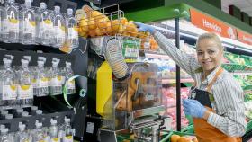 Máquina de zumo de Mercadona.