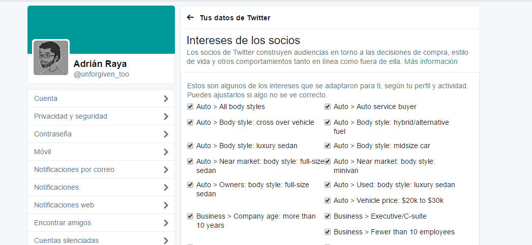 twitter intereses 2