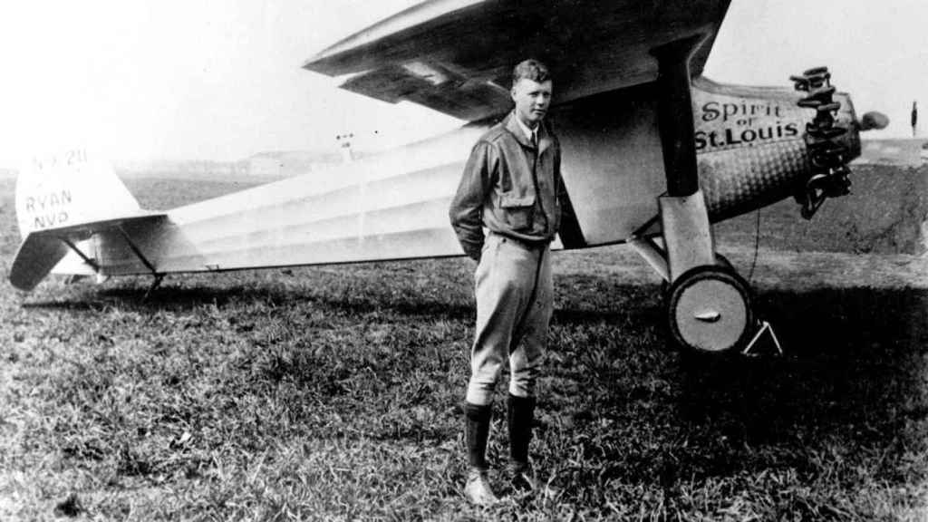 Lindbergh y el Spirit of St. Louis. Lindbergh Foundation.