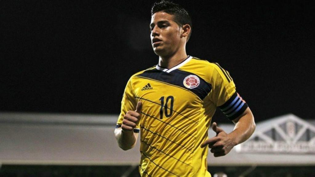 James Rodríguez, en un partido con Colombia Foto: fcf.com.co