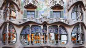 Detalle de la fachada de la Casa Batlló.