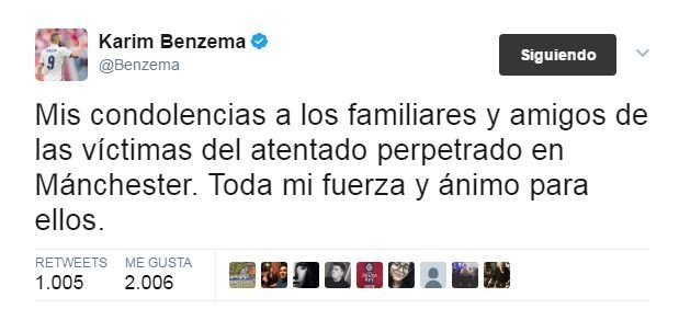El mundo del fútbol, conmocionado por el atentado de Manchester