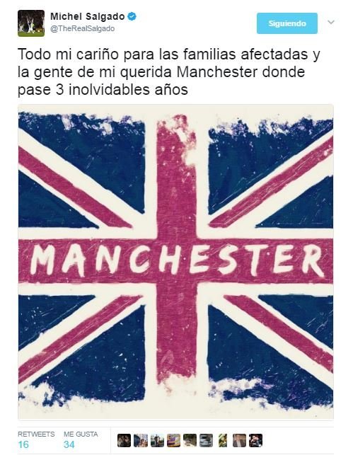 El mundo del fútbol, conmocionado por el atentado de Manchester
