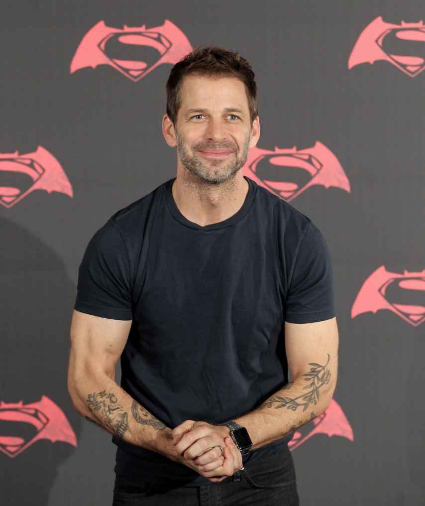 Zack Snyder en la presentación de la película Batman vs Superman, Amanecer de Justicia.