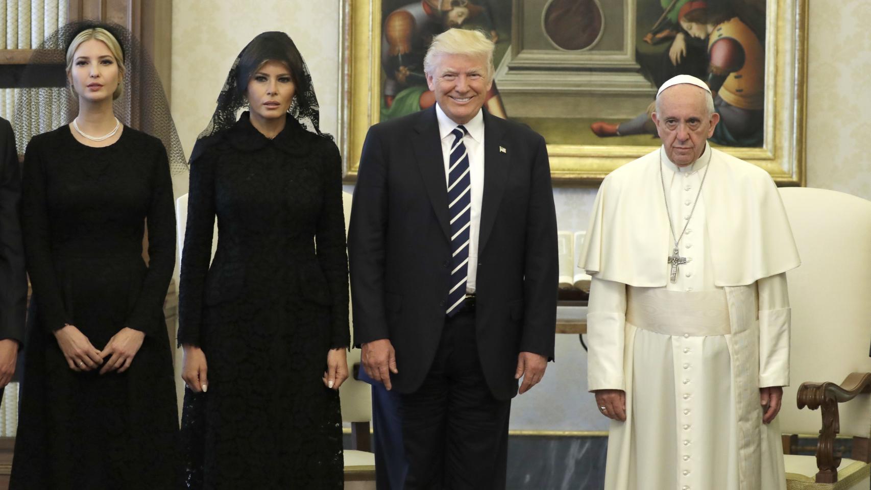 Melania Trump y su peculiar visita al Papa Francisco