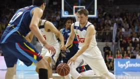 Luka Doncic en el último partido contra Andorra.