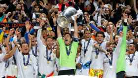 El Real Madrid celebra la Décima en Lisboa