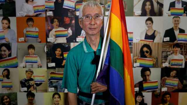 Chi Chia-wei, activista de los derechos de los homosexuales en Taiwan.