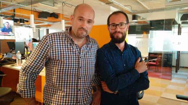 Fernando Ruso y Pepe Barahona, ganadores del Premio Andalucía de Periodismo.