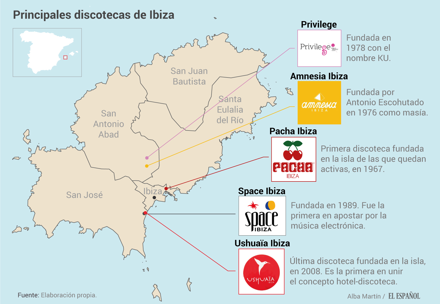 Space Ibiza карта