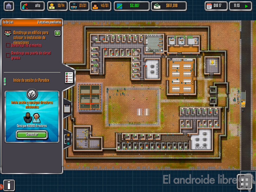 El loco Prison Architect llega a Android construye y diseña tu propia