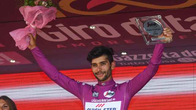 Fernando Gaviria en este Giro de Italia.