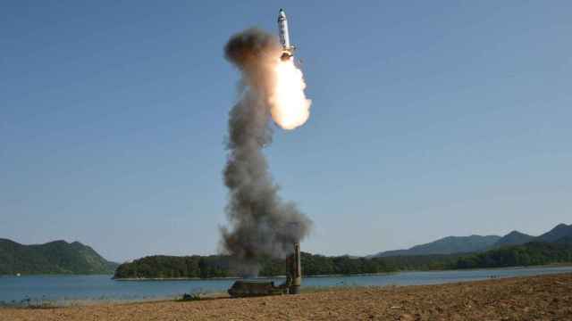 Imagen del lanzamiento norcoreano del pasado 22 de mayo.