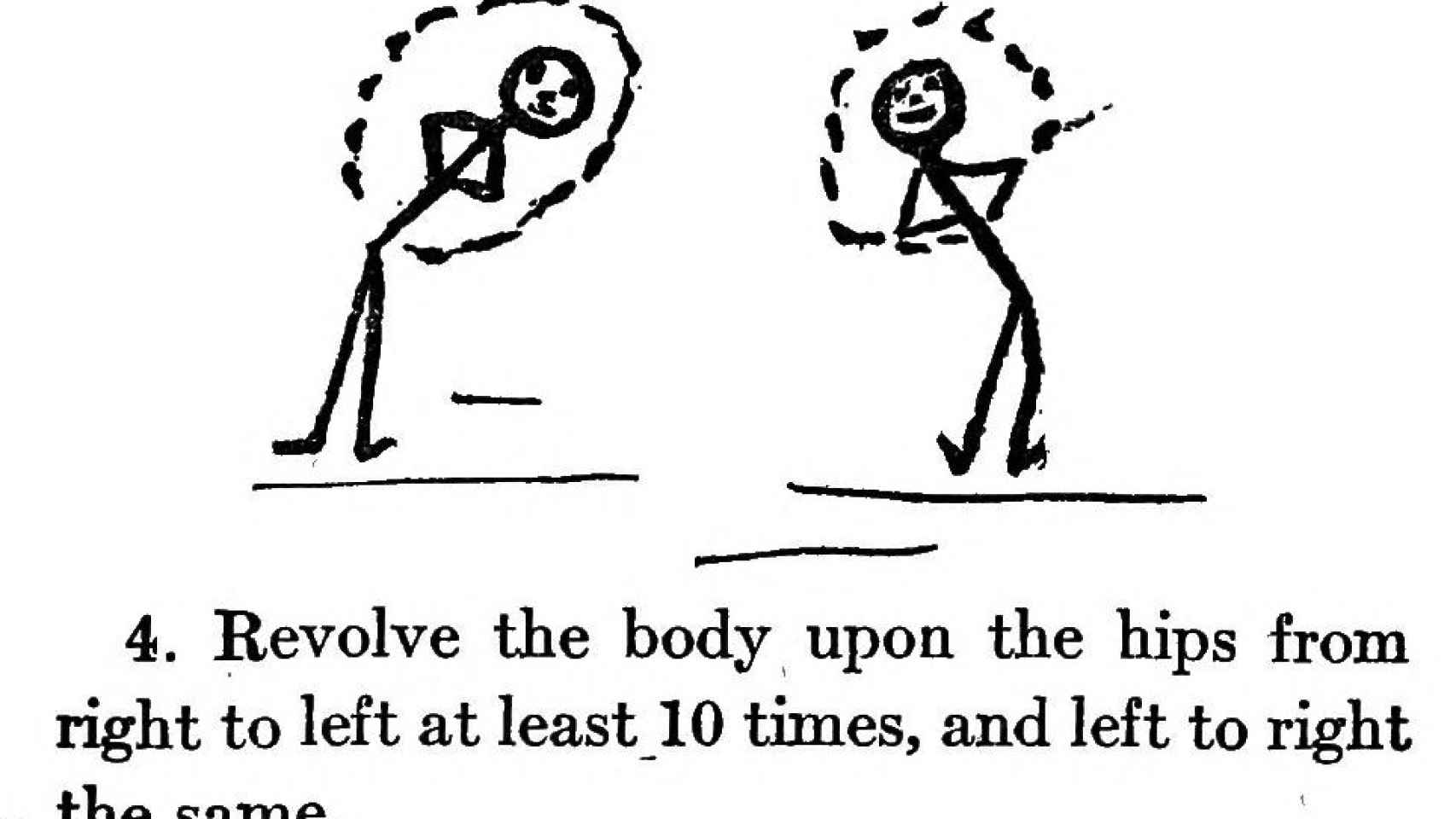 Ilustración del libro en la que se muestran unos ejercicios.