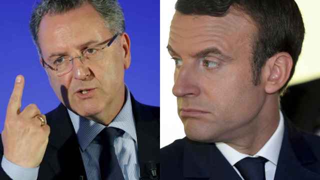 Richard Ferrand y Emmanuel Macron