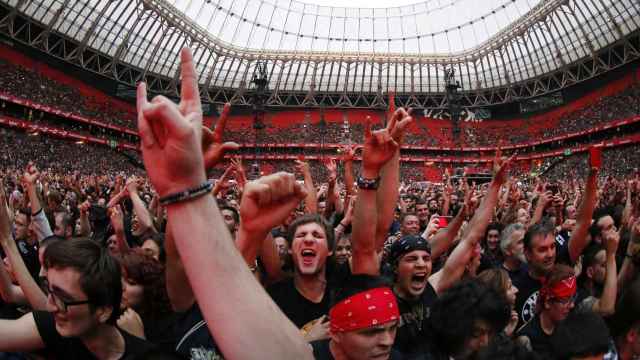 Los fans vibraron durante el concierto de Guns N' Roses