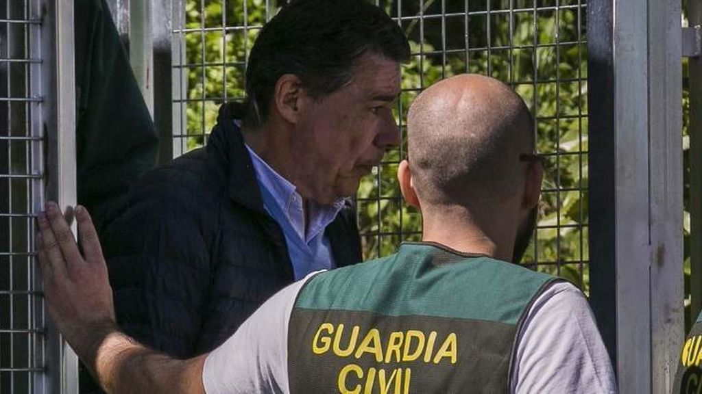 Ignacio González el día de su detención.