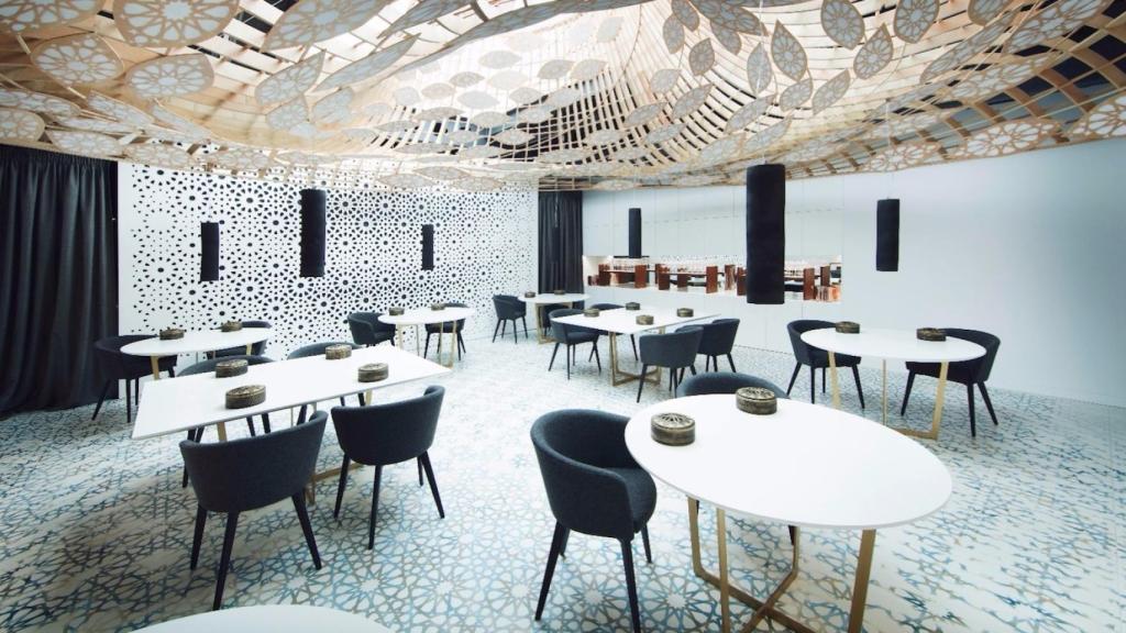 El espacio pequeño del restaurante Noor en Córdoba. | Foto: Noor.