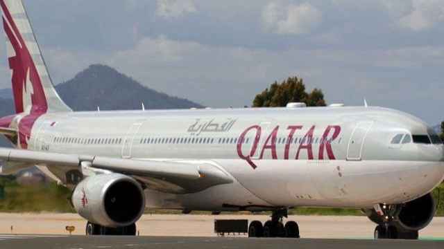 Imagen de un avión de Qatar Airways.