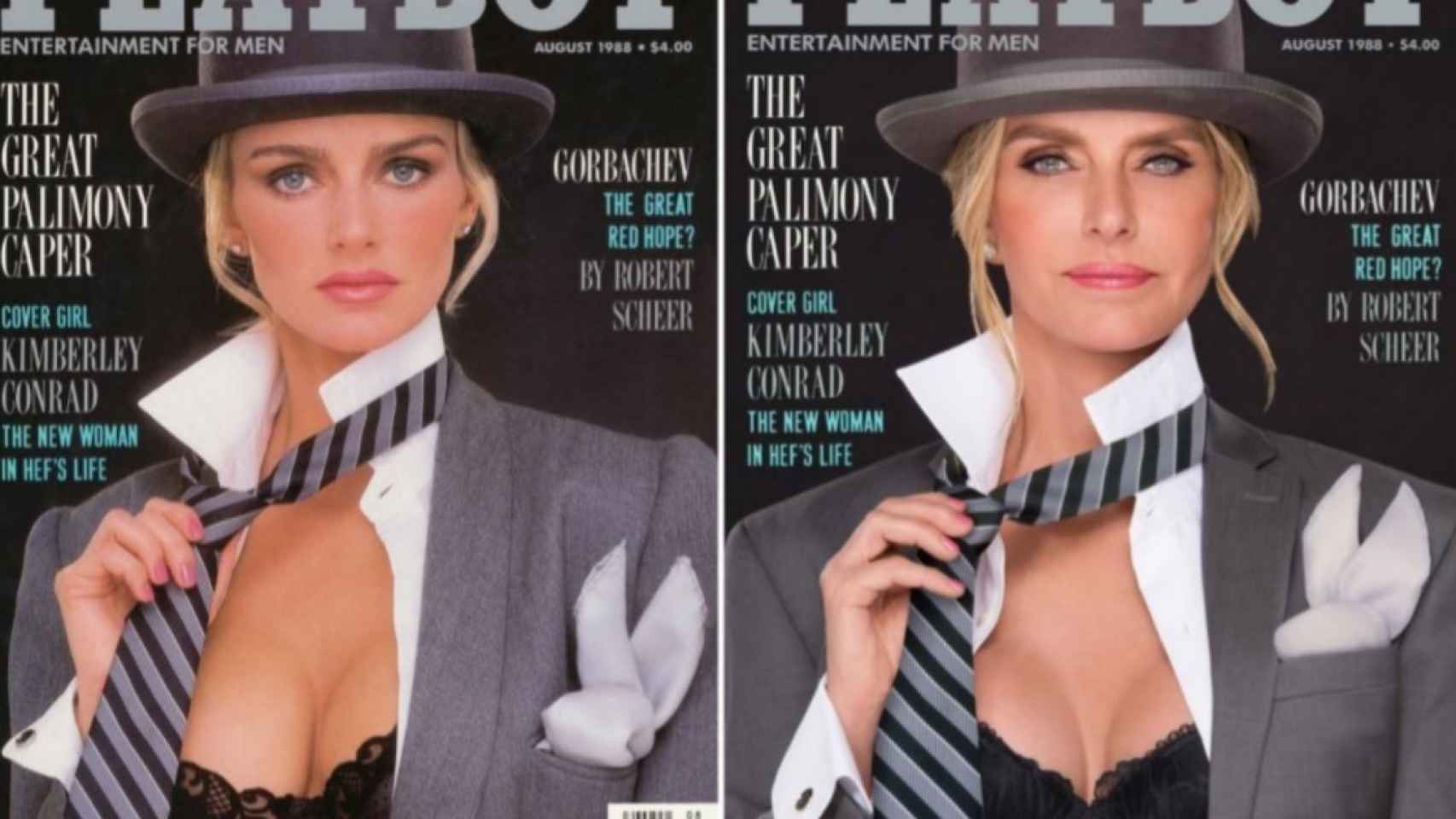 Siete exconejitas Playboy reproducen la misma portada 30 años después
