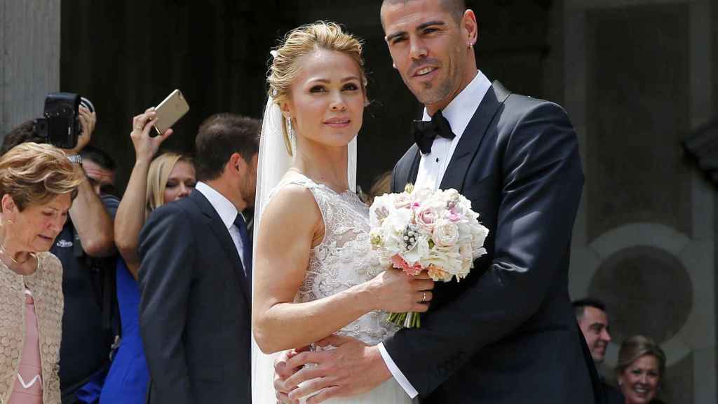 Víctor Valdés y Yolanda Cardona se casaban este viernes en Barcelona.