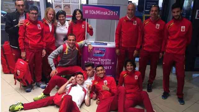 El equipo español de 10.000 metros