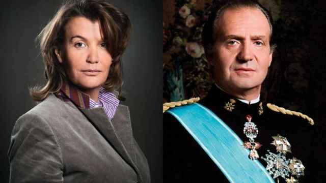 Ingrid Sartiau y el rey Juan Carlos.