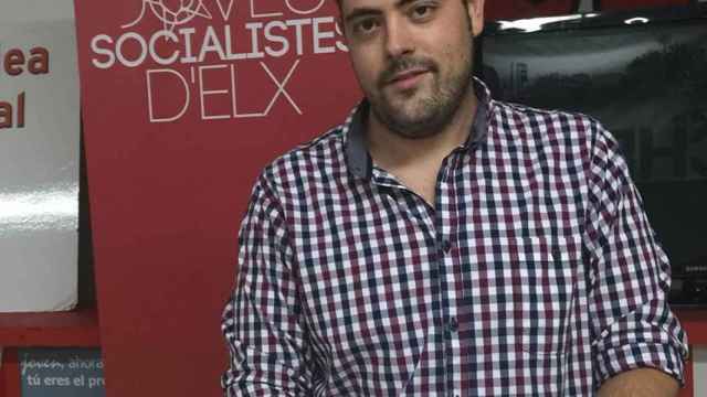 El líder de las Juventudes socialista de Elche, Alejandro Díaz, tiene 27 años y estudia en la Universidad