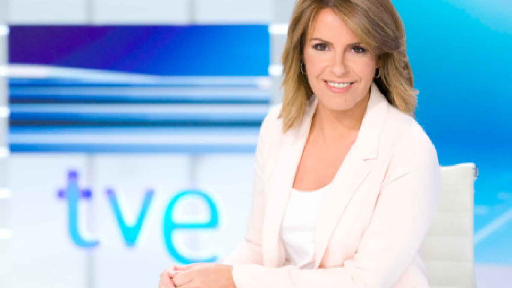 La presentadora Pilar García Muñiz.