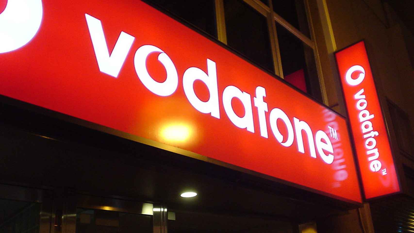 Una tienda Vodafone.