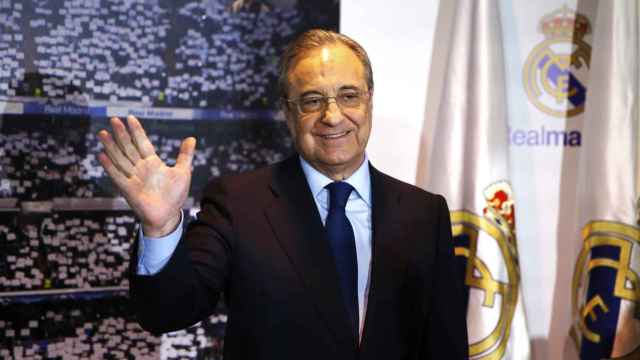 Florentino Pérez, en el acto de proclamación como presidente del Real Madrid.