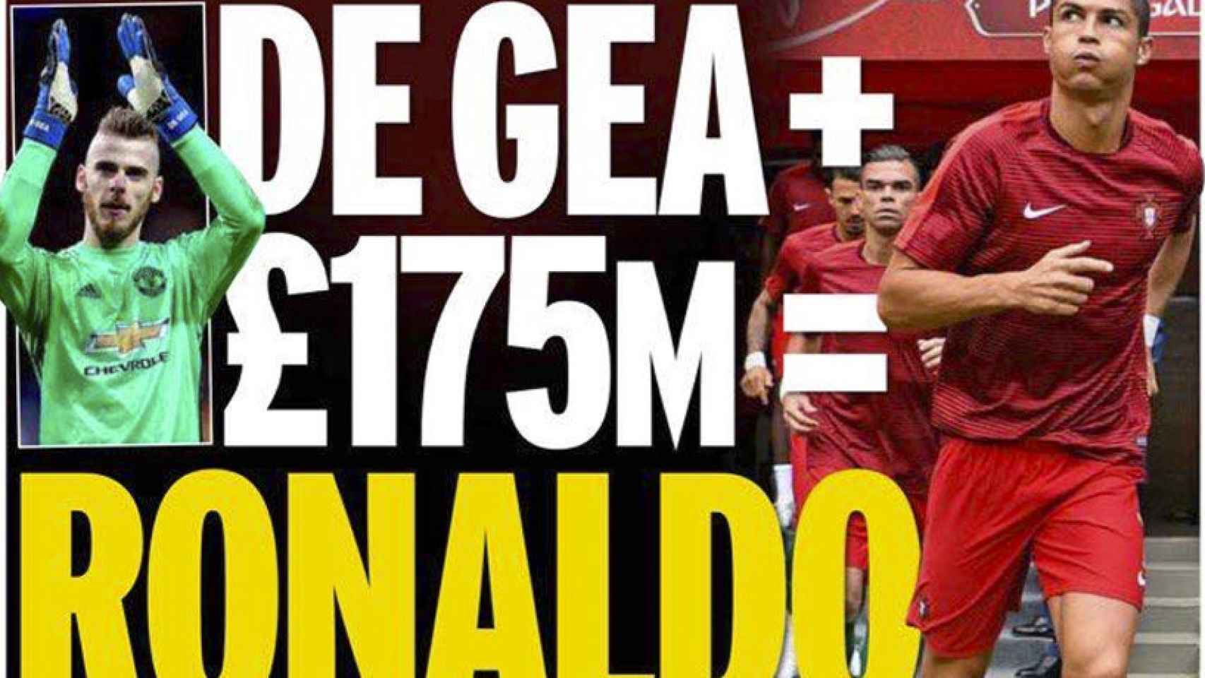 Mirror: el Manchester United ofrecerá 200 millones más De Gea por Cristiano Ronaldo