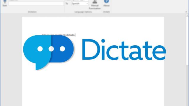 dictate-dictado-reconocimiento de voz-microsoft office-logo