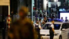 La policía y los militares se han desplegado en la estación central de Bruselas