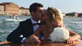 Los recién casados el pasado domingo en Venecia.