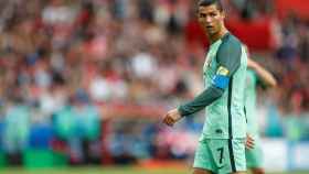 Cristiano Ronaldo, durante el partido contra Rusia en la Copa Confederaciones.