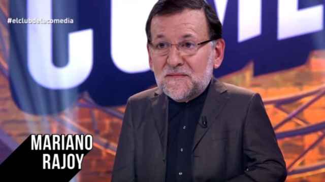Mariano Rajoy en su nueva faceta de cómico