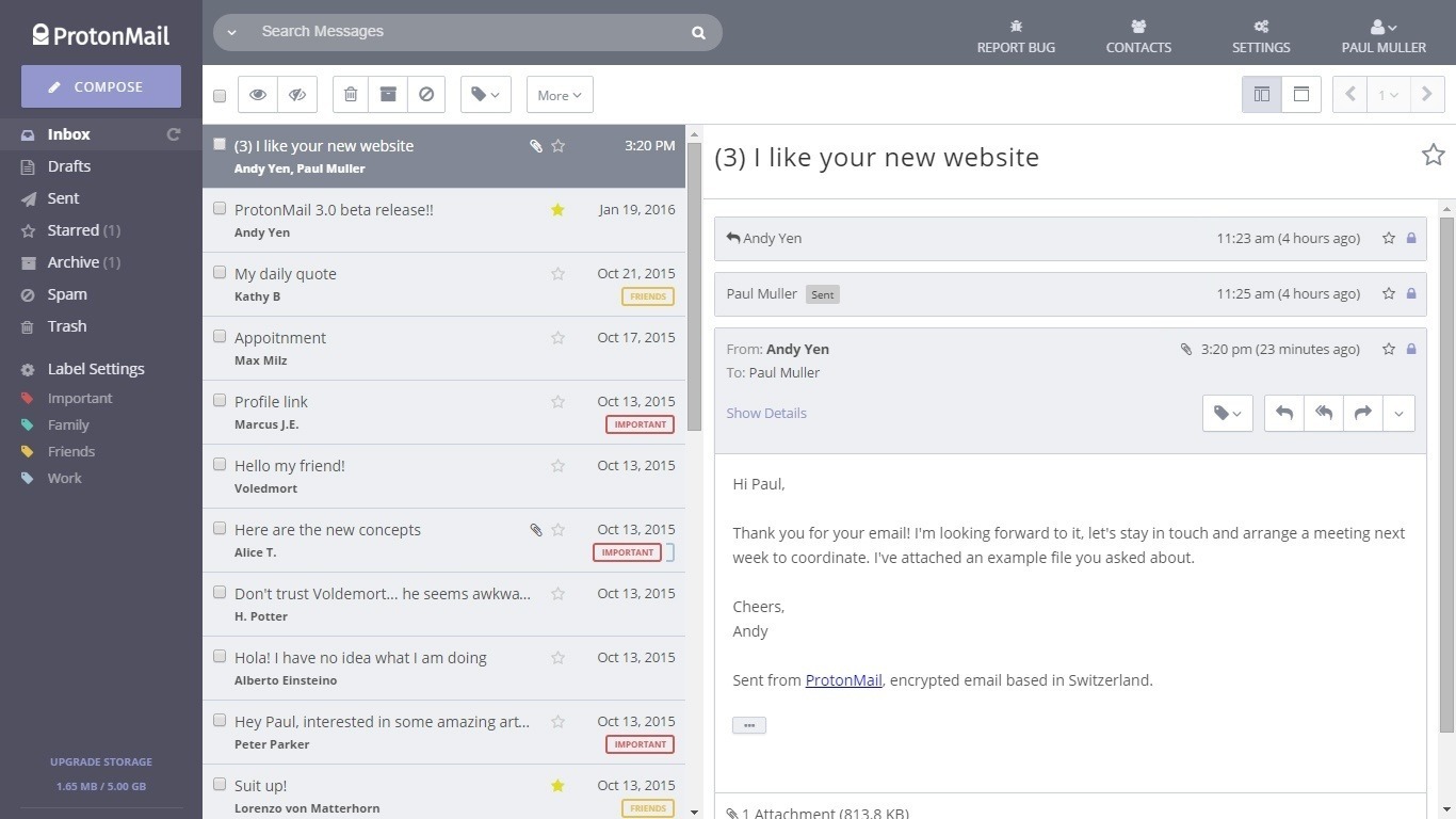 correo electronico proton mail