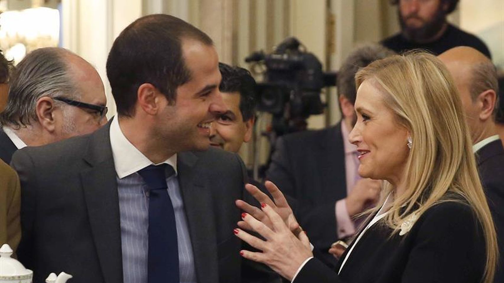 Cristina Cifuentes e Ignacio Aguado en una imagen de archivo.