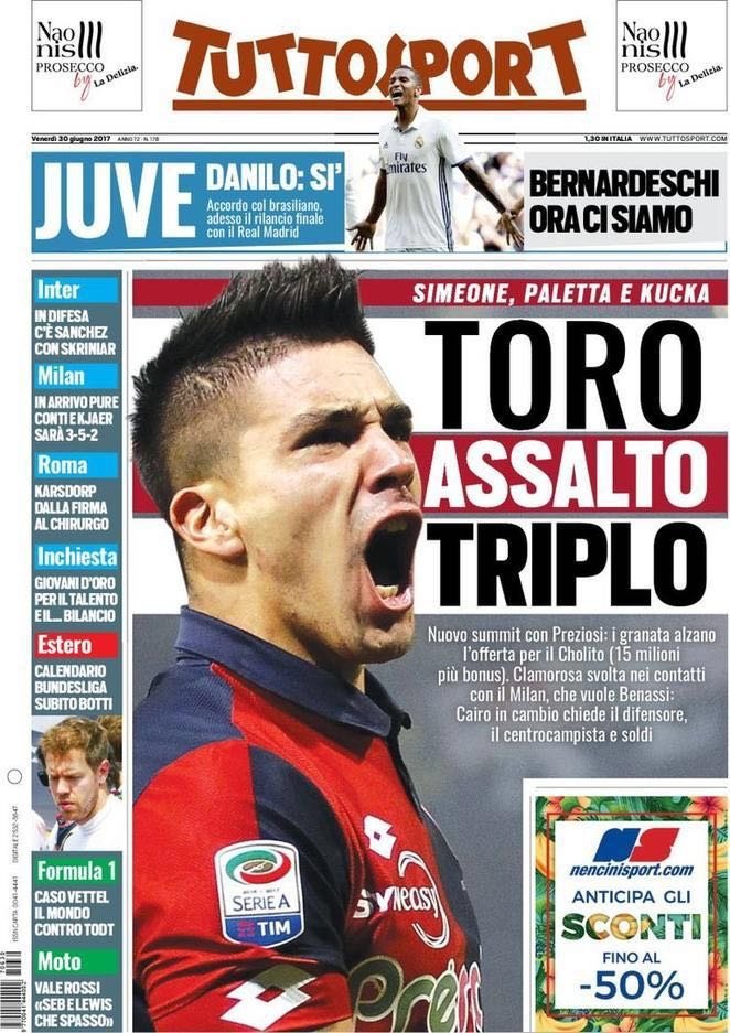 Tuttosport: Acuerdo total entre Danilo y la Juventus