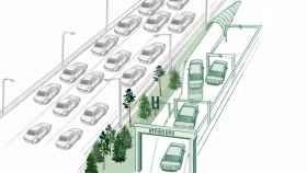 Un carril  de alta velocidad exclusivo para vehículos autónomos, última propuesta para descongestionar autopistas