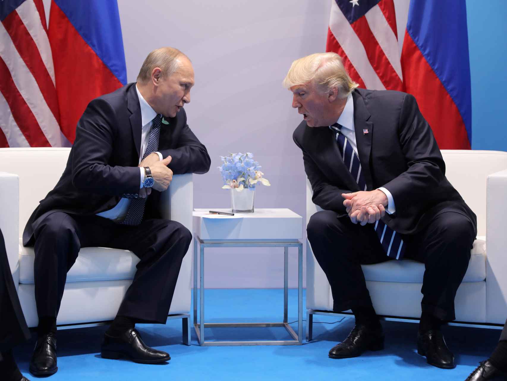 Trump y Putin se han reunido por primera vez en el G20 de Hamburgo