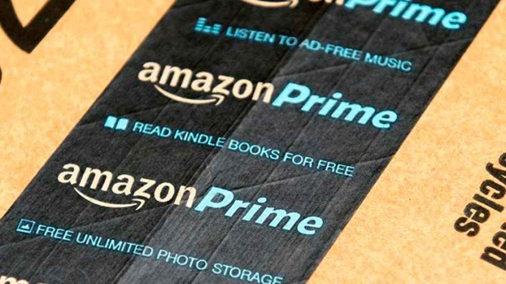 Caja de Amazon Prime.