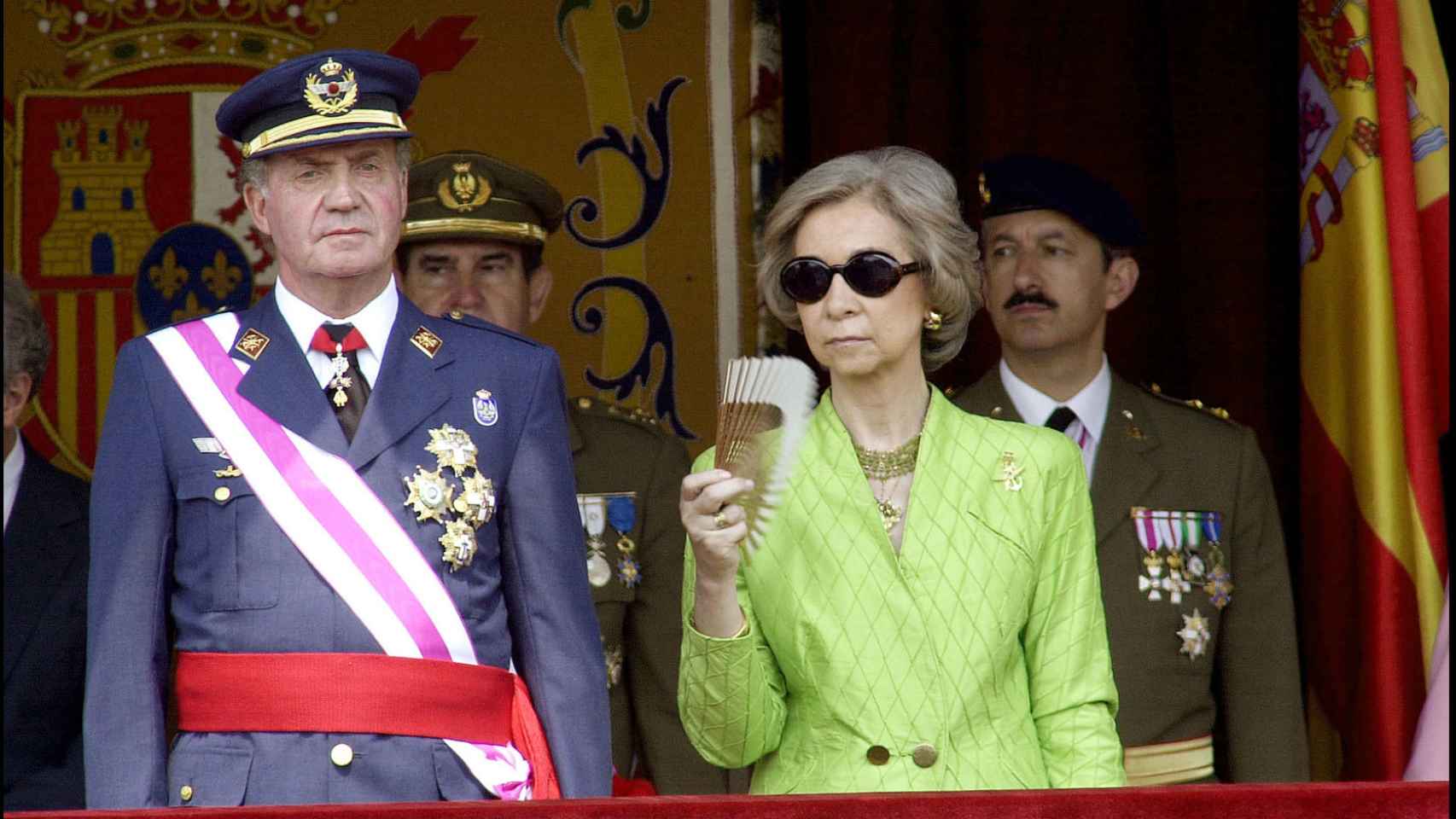 Los reyes eméritos Juan Carlos I y Sofía después de que su relación como pareja ya no funcionara.