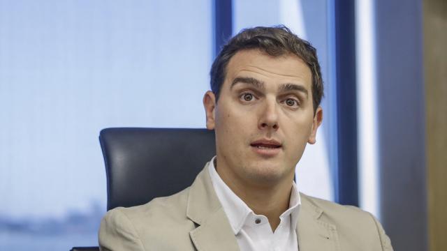 Albert Rivera este martes en el Congreso