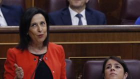 Margarita Robles, hoy ministra de Defensa, votó no  a la investidura de Rajoy.